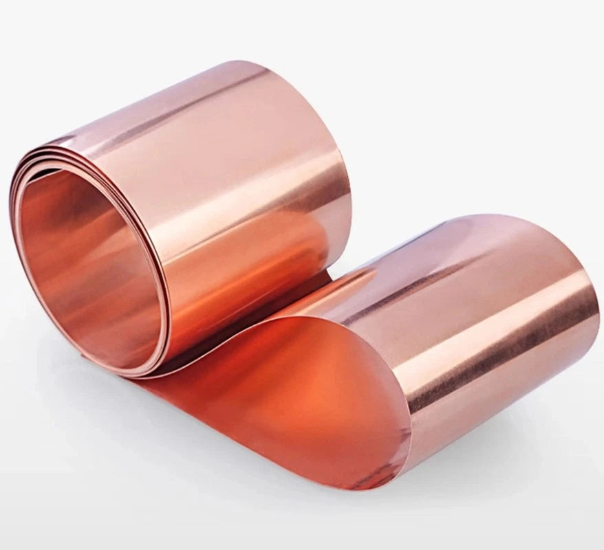 Pure Purple Copper Sheet Roll Strip Metal Foil Thick 01-1mm Width 50-400mm