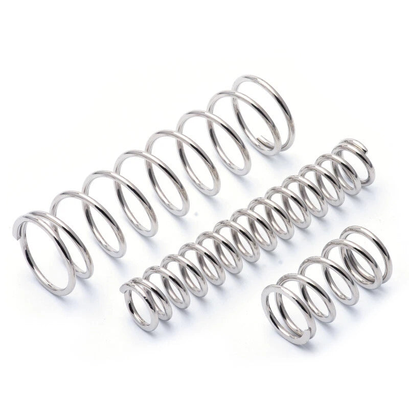 Stainless Compression Spring 0.6mm Wire Diameter Coil Springs-All Lengths & OD