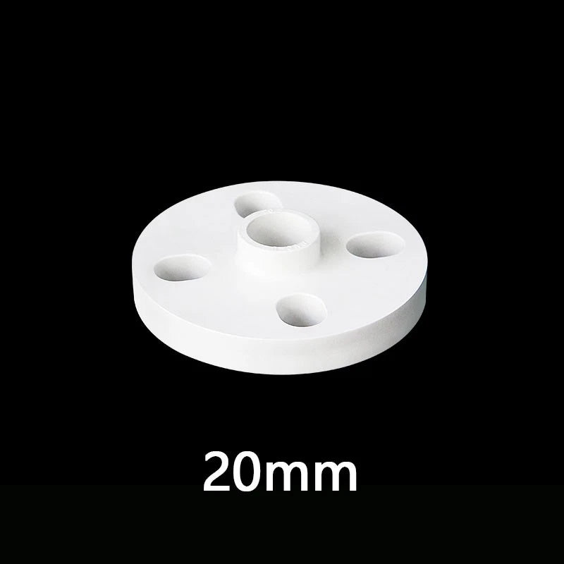 PVC Floor Flange Pipe Fitting Color Wall Mount Fittings Solvent Weld 20mm~200mm