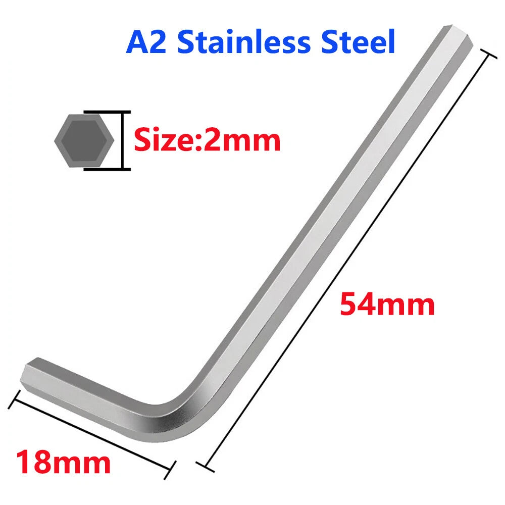0.7mm-17mm Allen Keys Hexagon Key Hex Wrench Extra Long 5mm 6mm 8mm 10mm 14mm