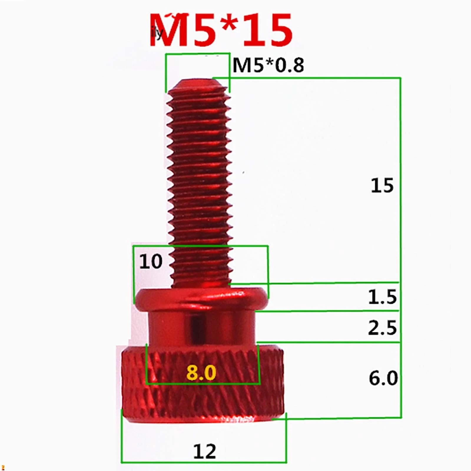 M5 M6 Thumb Knurled Screws Applied In The Precision Equipment And Instruments