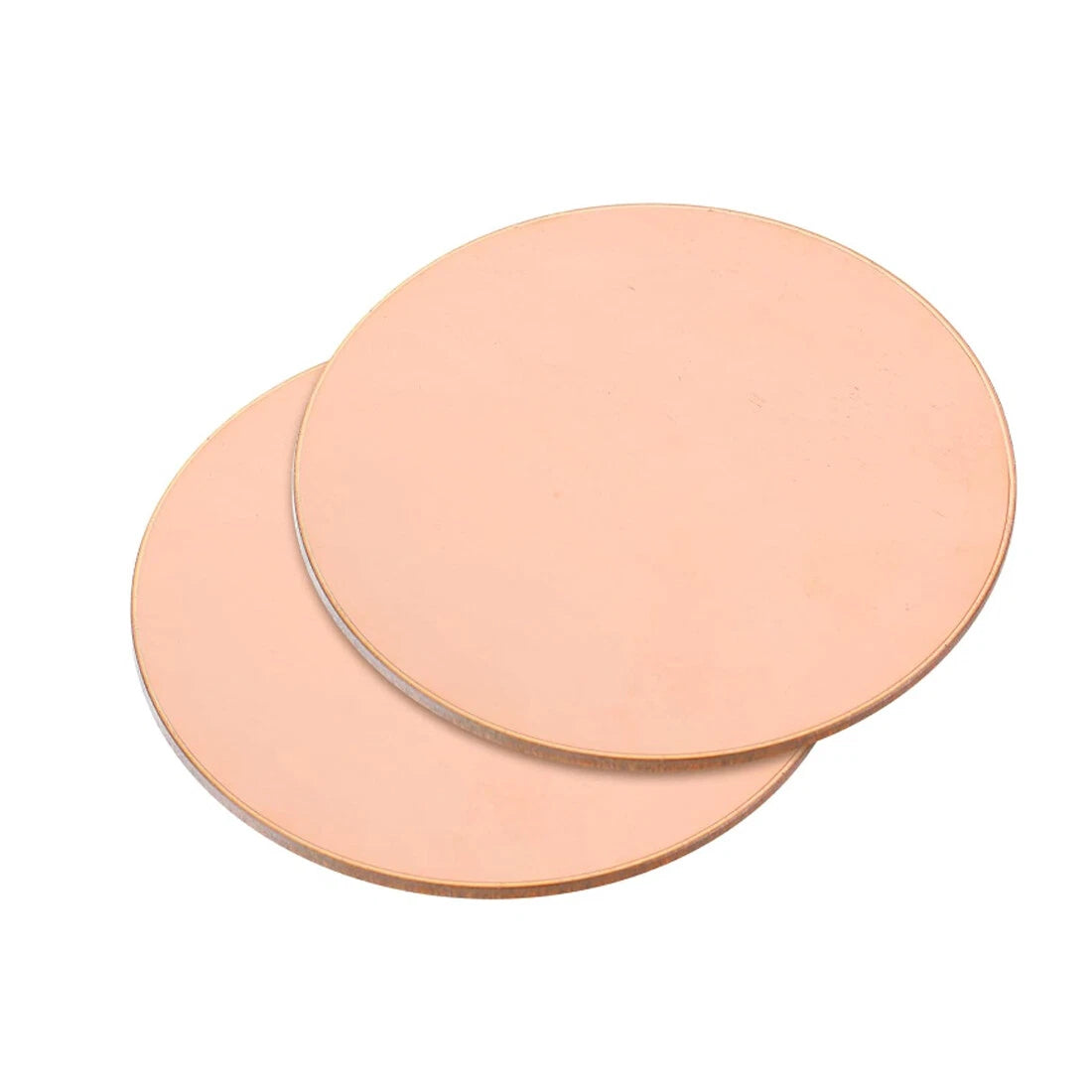 Solid Pure Copper Discs Blanks Round Plate Metal Sheet 10-300mm OD 1mm-6mm Thick