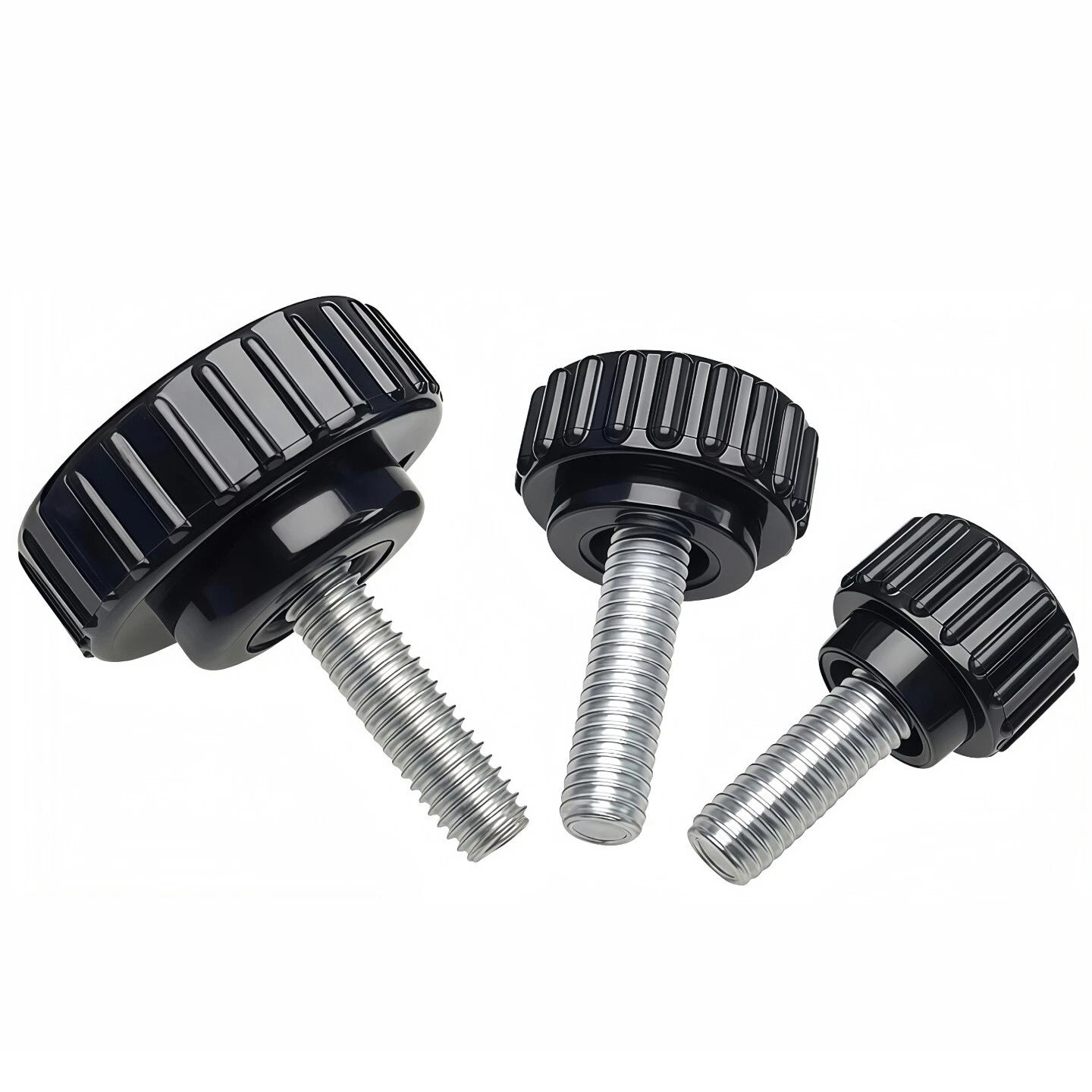 M3-M8 A2/304 Stainless Steel Plastic Knob Thumb Screws Hand Twist DIY Machinery