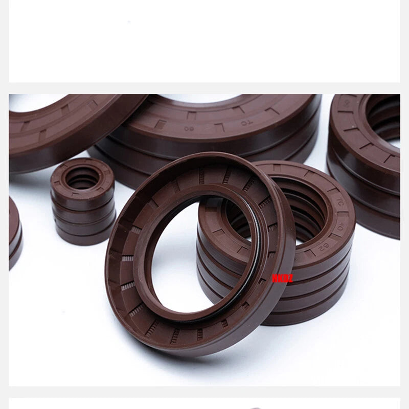 FKM Rubber TC Oil Seal Double Lip Rotary Shaft Seal ID 18–480mm