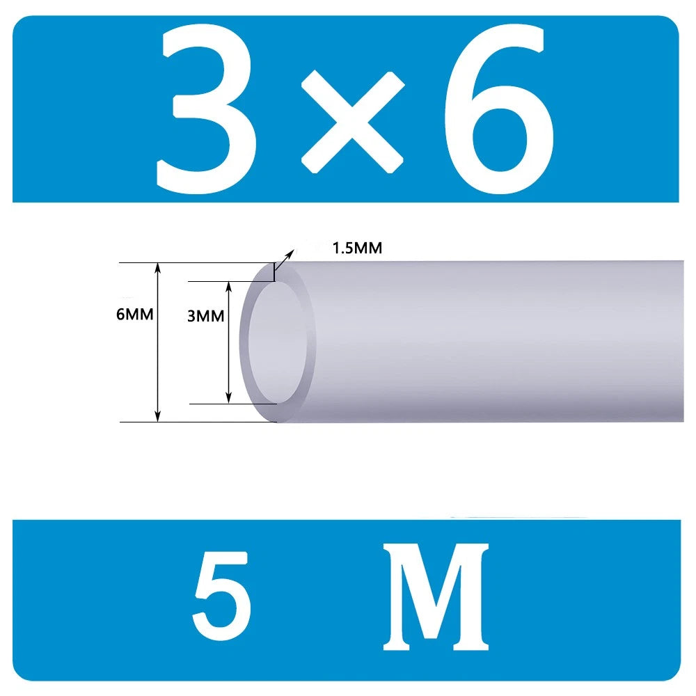 Food Grade Clear Translucent Silicone Tube Heat Resistant Hose Pipe Soft Rubber