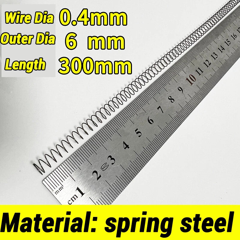 Compression Spring Various Size 2-60mm Diameter & 300mm Length Pressure Small