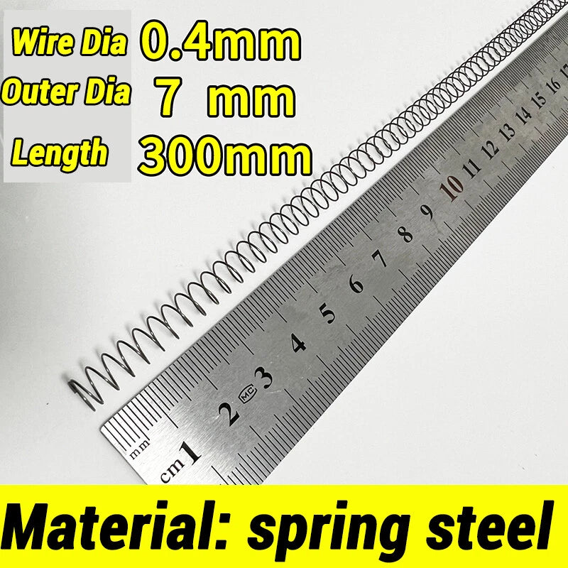 Compression Spring Various Size 2-60mm Diameter & 300mm Length Pressure Small