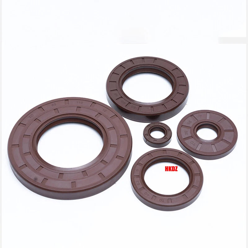 FKM Rubber TC Oil Seal Double Lip Rotary Shaft Seal ID 18–480mm