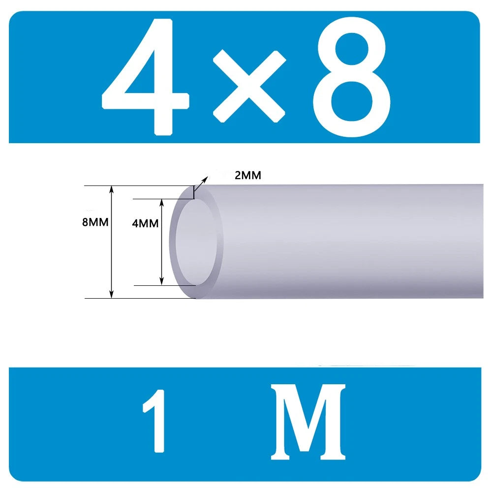 Food Grade Clear Translucent Silicone Tube Heat Resistant Hose Pipe Soft Rubber
