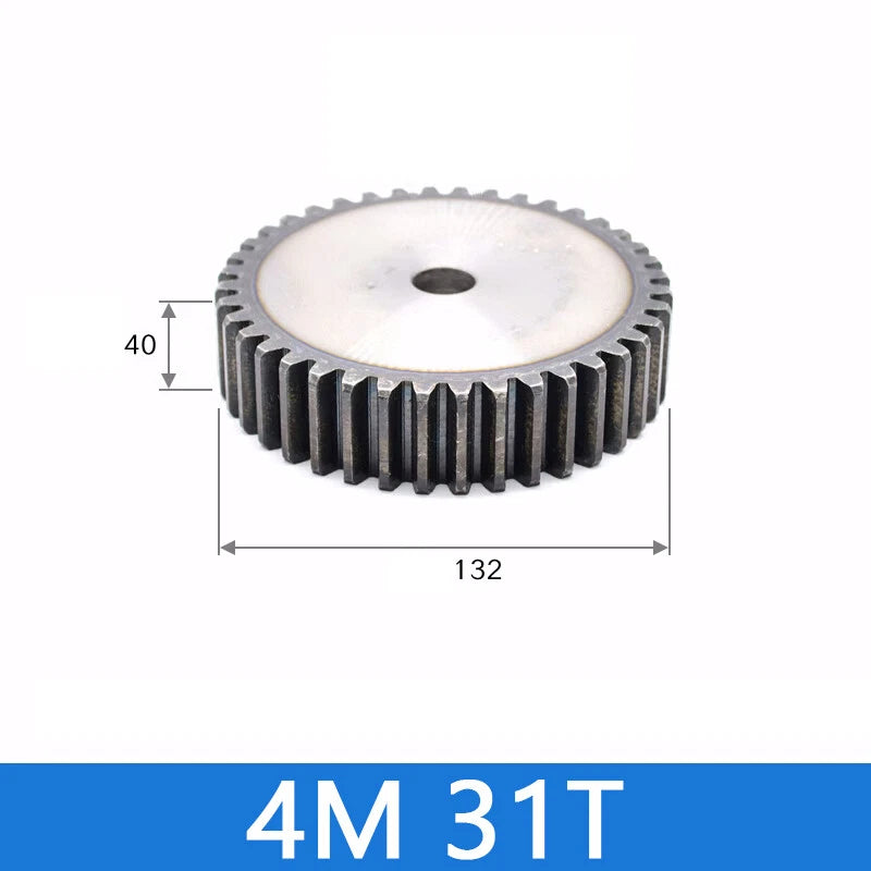 Spur Gears Pinion Gear 1.5/2.5/3/4/5 Mod Transmission Gears 45# Steel Flat Gears