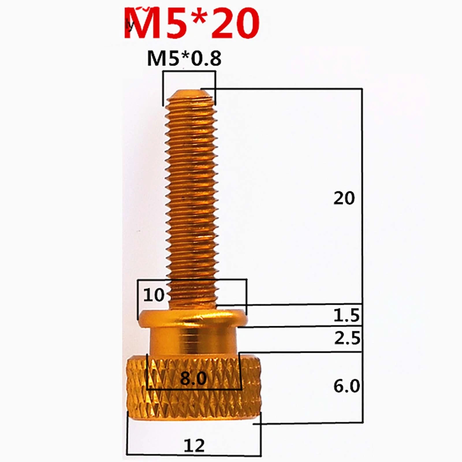 M5 M6 Thumb Knurled Screws Applied In The Precision Equipment And Instruments