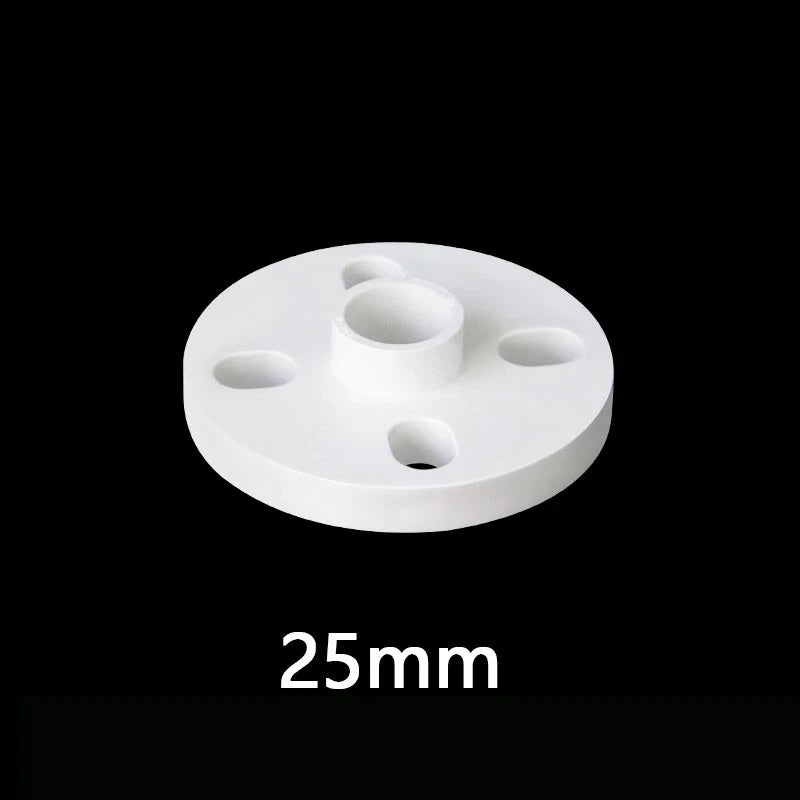 PVC Floor Flange Pipe Fitting Color Wall Mount Fittings Solvent Weld 20mm~200mm