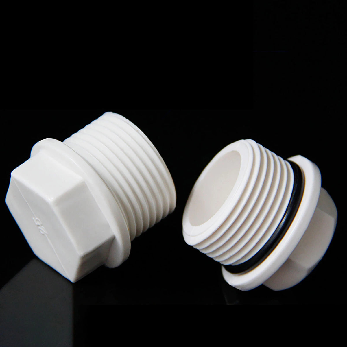 PVC Water Supply Pipe BSP Threaded Fittings Adapter Joint 1 2"- 4" BSP- 4Color
