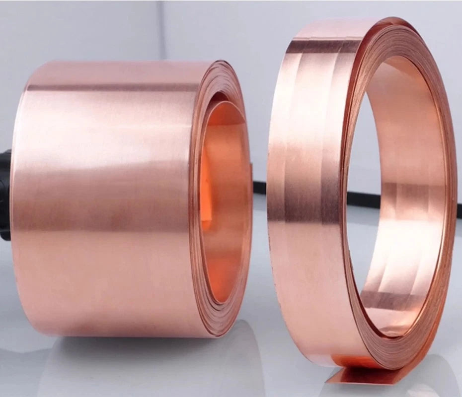 Pure Purple Copper Sheet Roll Strip Metal Foil Thick 01-1mm Width 50-400mm
