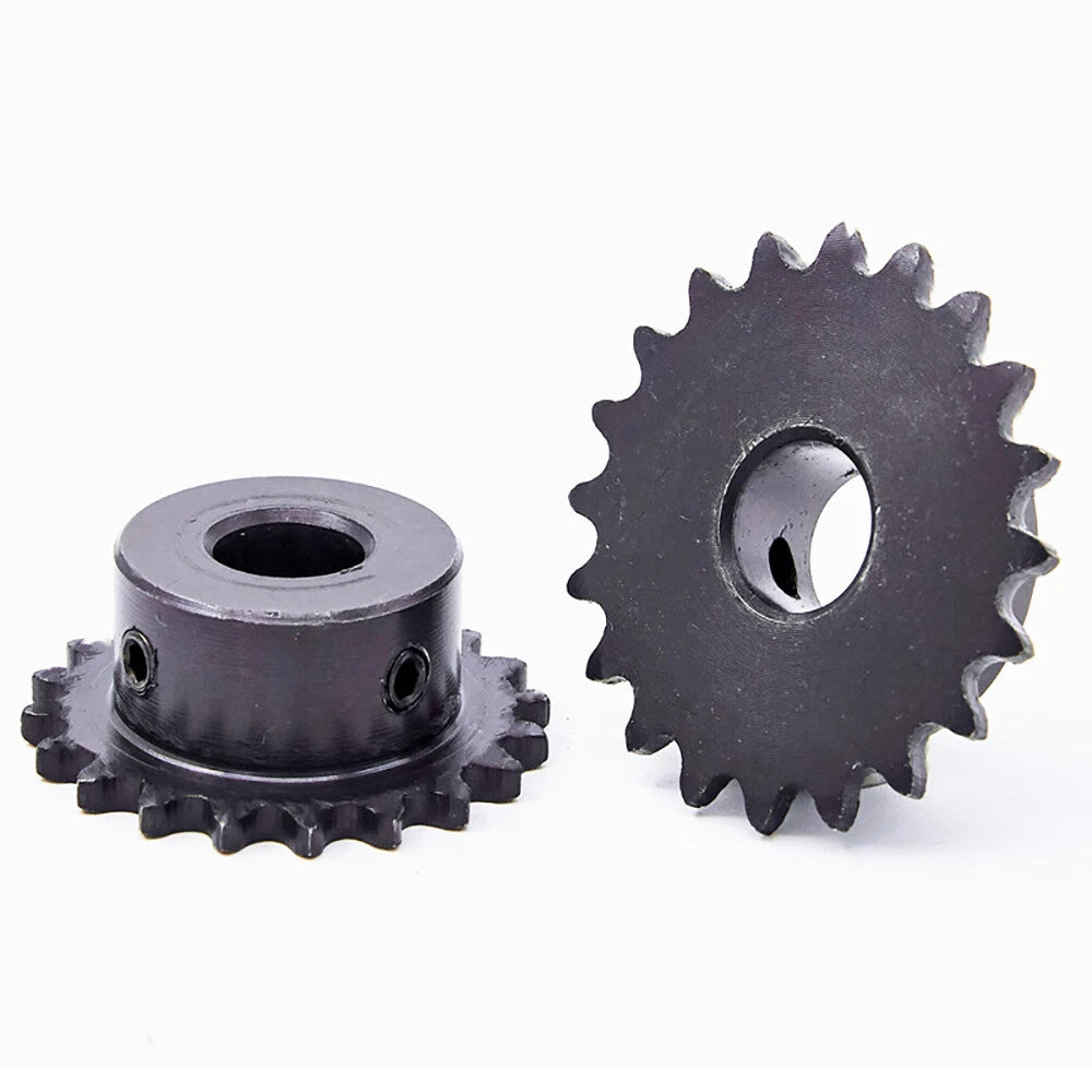 45#Steel Roller Chain Sprocket Wheel 04C Pitch 6.35mm 21~26 Teeth Bore 8~25mm