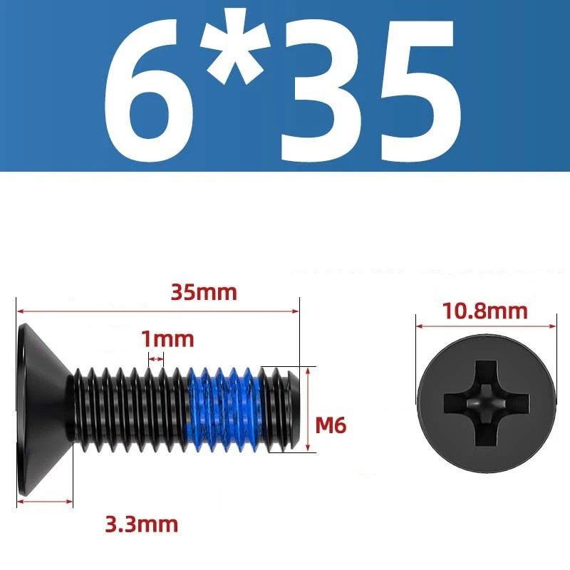 M1.2–M6 Phillips Flat Head Machine Screws | Carbon Steel | Black & Nickel Plated - HomeDIYer