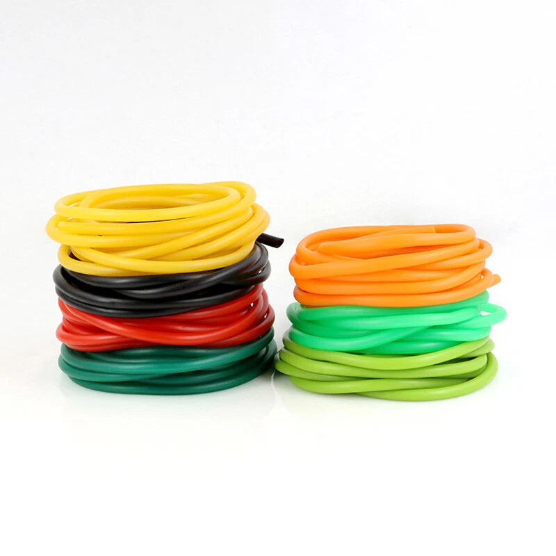 Natural Latex Rubber Tubing — ID 1.6mm to 6mm, Multi-Color, Cut-to-Length