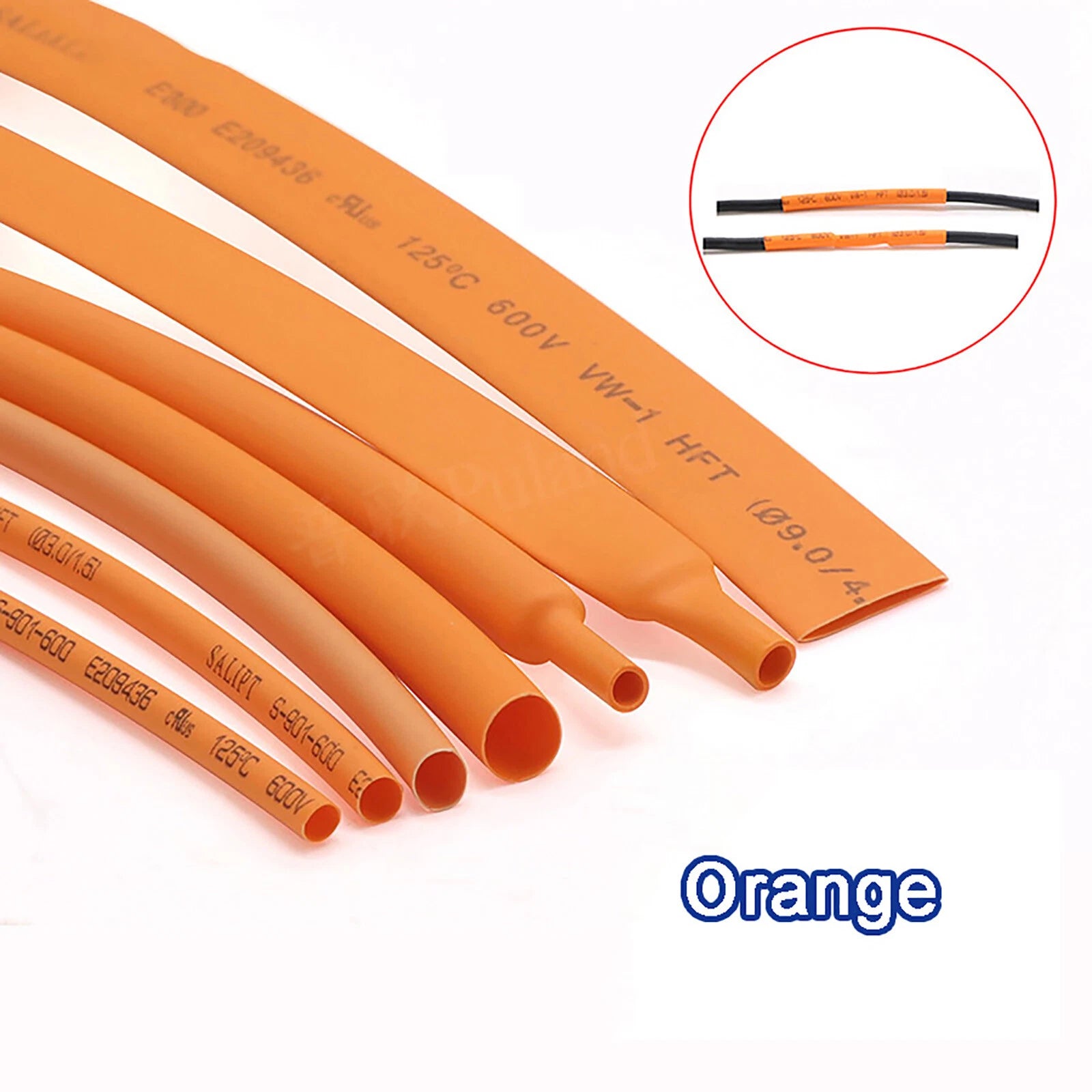 Heat Shrink Tube 2:1 Ratio – Multi-Color & Multi-Size Electrical Cable Sleeving