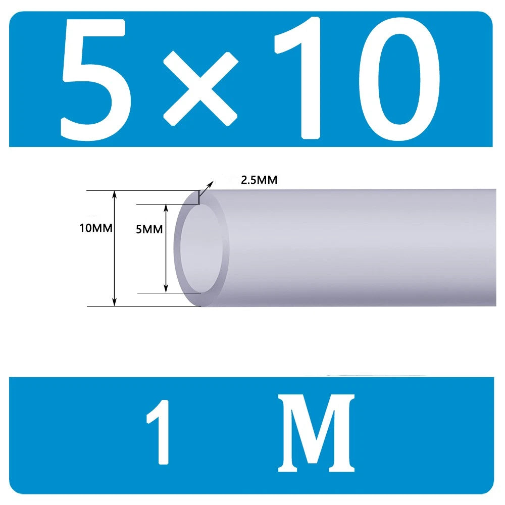 Food Grade Clear Translucent Silicone Tube Heat Resistant Hose Pipe Soft Rubber