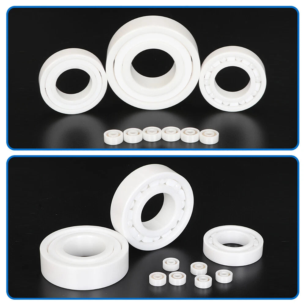 Full Ceramic Ball Bearings ZrO2 Zirconia White Premium - 16000 16001 16002 16013