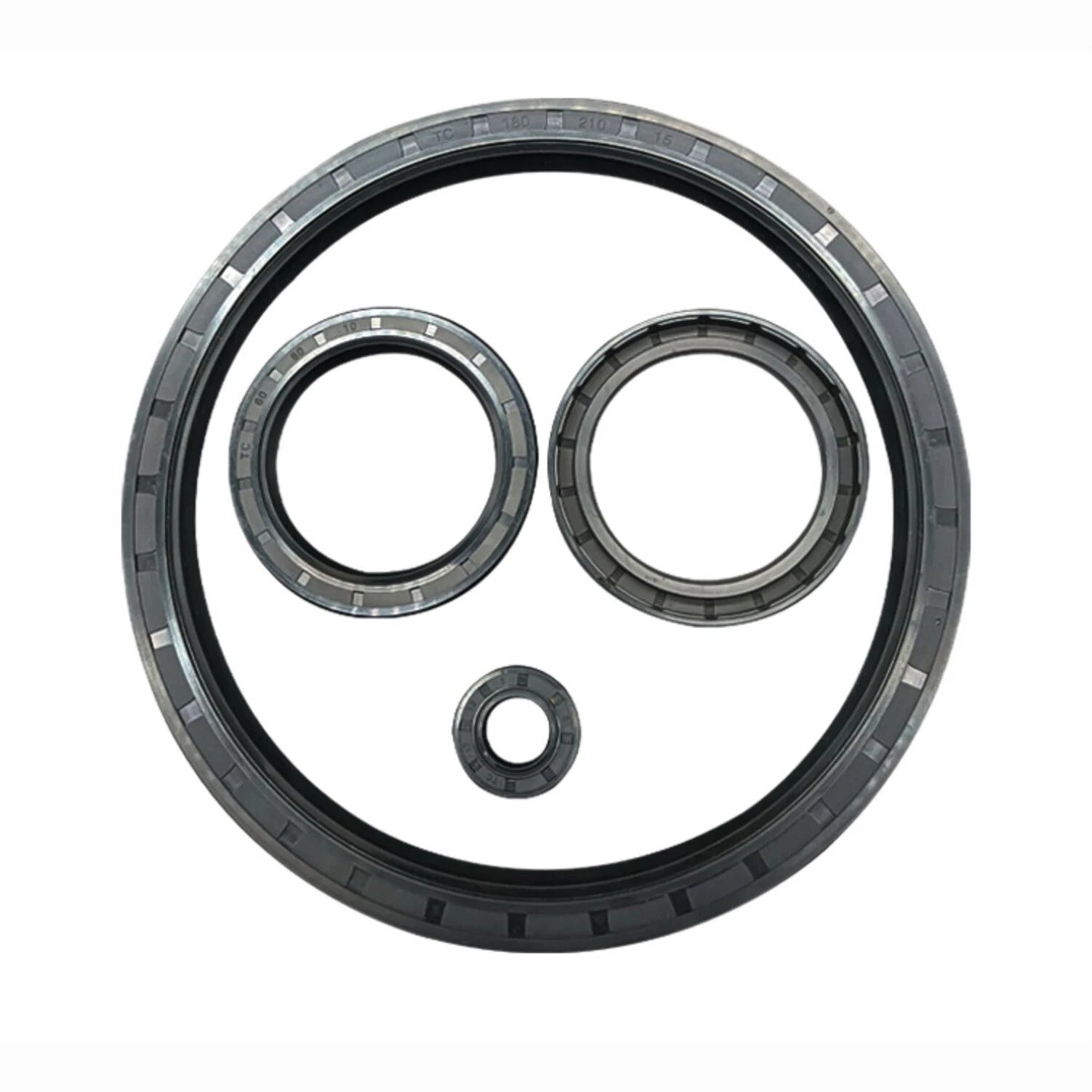 Rotary Shaft Oil Seal TC/FB NBR Nitrile | 8mm-65mm ID | 1-3 Pcs