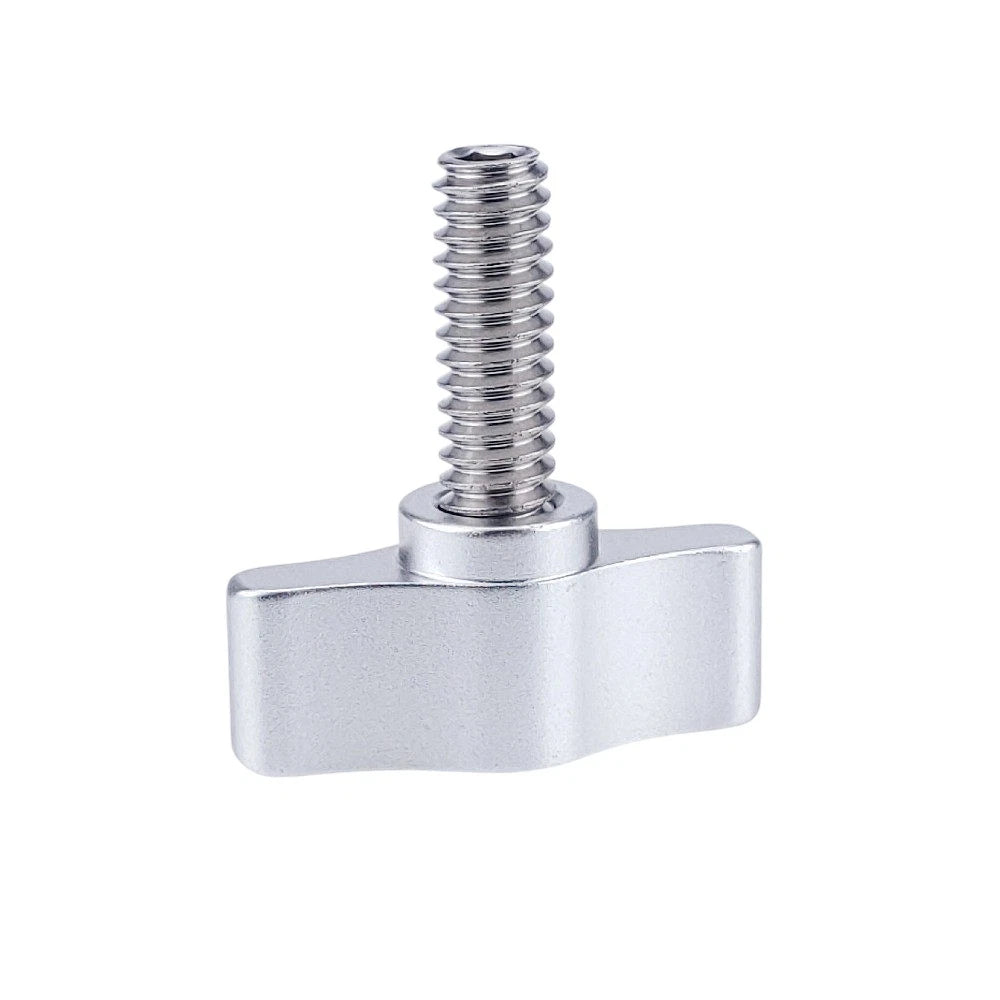 2pcs Thumb Screw Knobs M5 M6 M8 x 6mm-100mm T- Screws With Tee Wing Knob Head