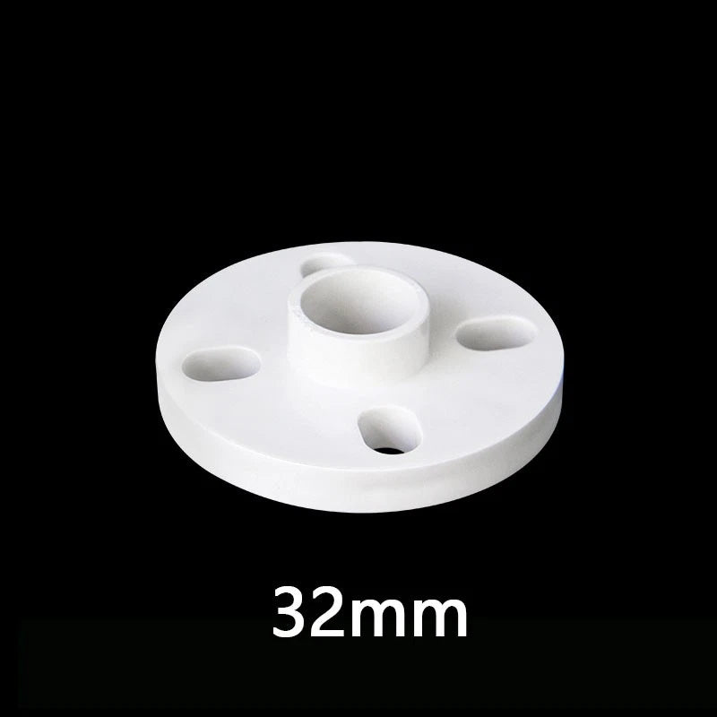 PVC Floor Flange Pipe Fitting Color Wall Mount Fittings Solvent Weld 20mm~200mm