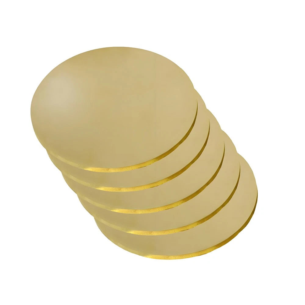 H62 Solids Brass Discs Blanks Metal Round Sheets OD 50-300mm Thick 0.5mm 1mm- 5m