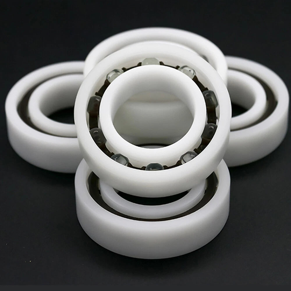 POM Plastic Bearing Glass Ball Miniature Deep Groove Ball Bearings Various Sizes