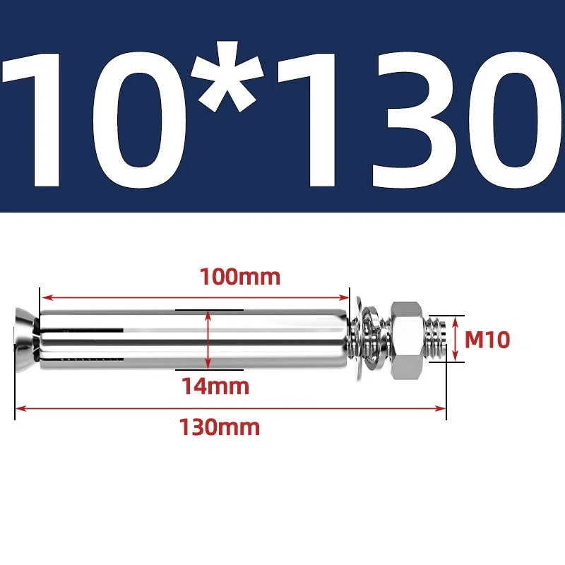 M6-M20 Stainless Steel Concrete Expansion Anchor Bolts – Extra Long
