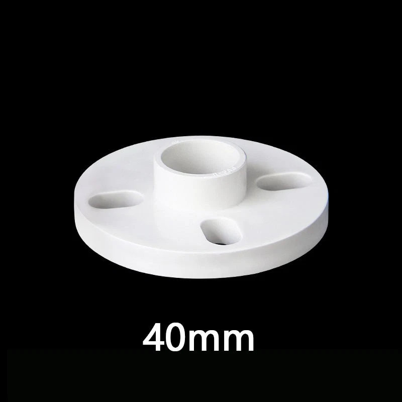 PVC Floor Flange Pipe Fitting Color Wall Mount Fittings Solvent Weld 20mm~200mm