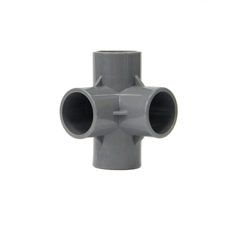 Grey PVC 40mm ID Pressure Pipe Fittings Metric Solvent Weld Various Parts