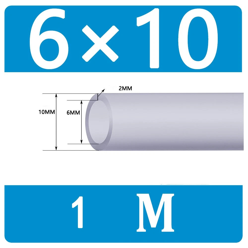Food Grade Clear Translucent Silicone Tube Heat Resistant Hose Pipe Soft Rubber