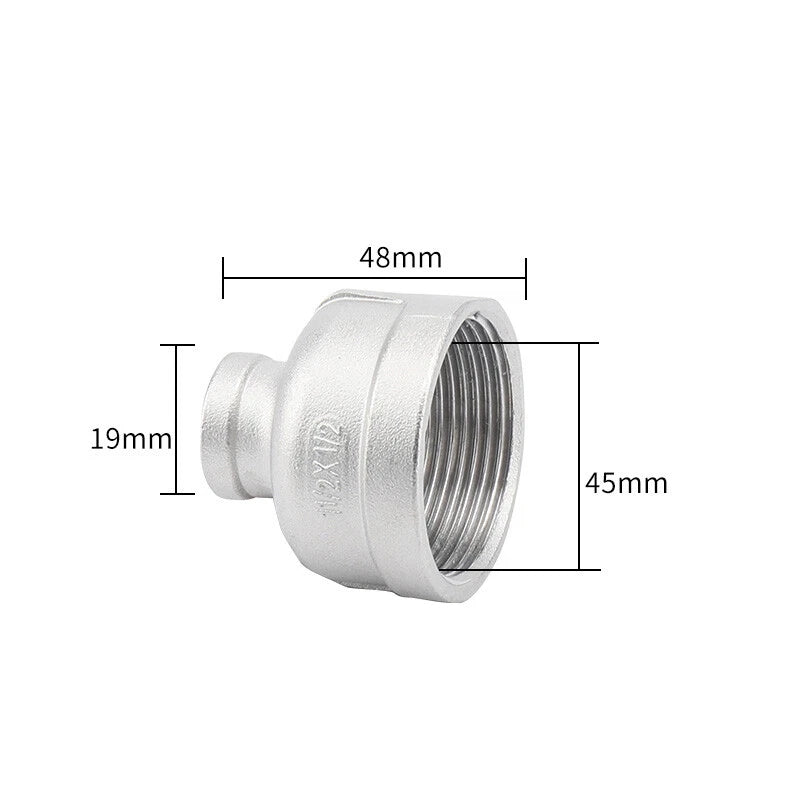 BSP Stainless Steel Reducing Bush — Female Thread Pipe Fitting