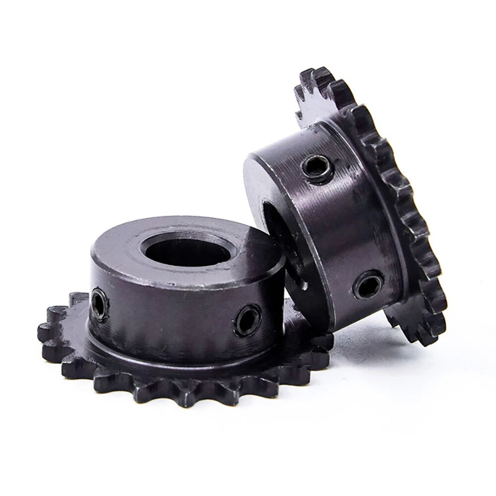 45#Steel Roller Chain Sprocket Wheel 04C Pitch 6.35mm 21~26 Teeth Bore 8~25mm