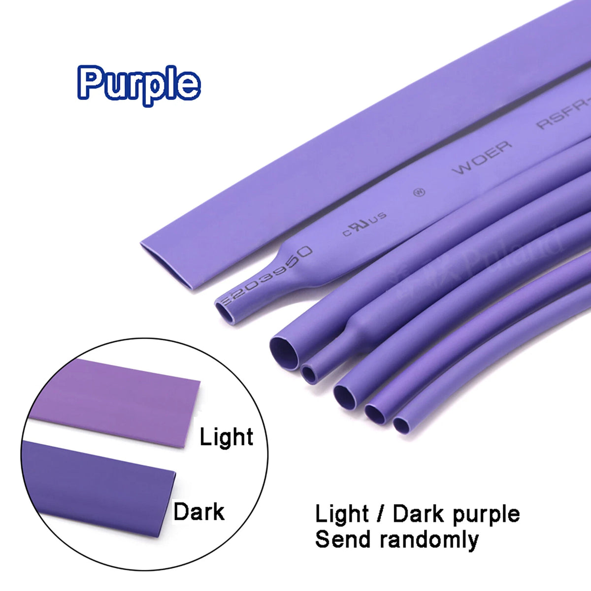Heat Shrink Tube 2:1 Ratio – Multi-Color & Multi-Size Electrical Cable Sleeving