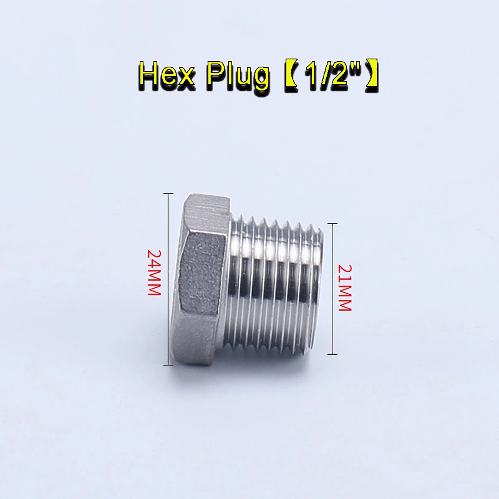 Stainless Steel BSP Pipe Fittings – Socket Plug, Hex Plug & Hex Cap 1/4" to 2"