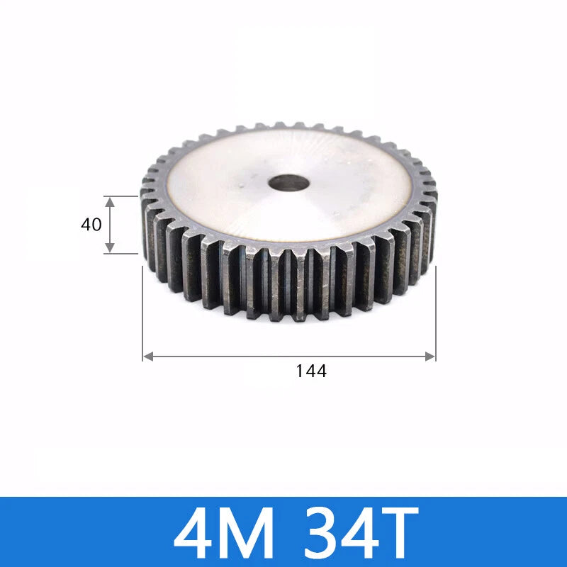 Spur Gears Pinion Gear 1.5/2.5/3/4/5 Mod Transmission Gears 45# Steel Flat Gears