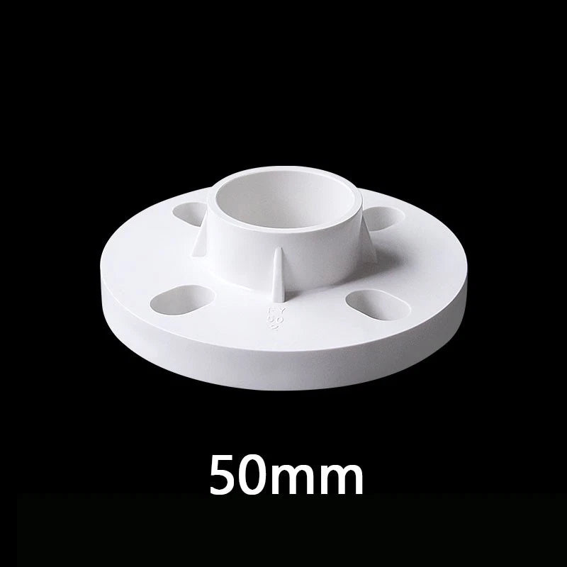 PVC Floor Flange Pipe Fitting Color Wall Mount Fittings Solvent Weld 20mm~200mm