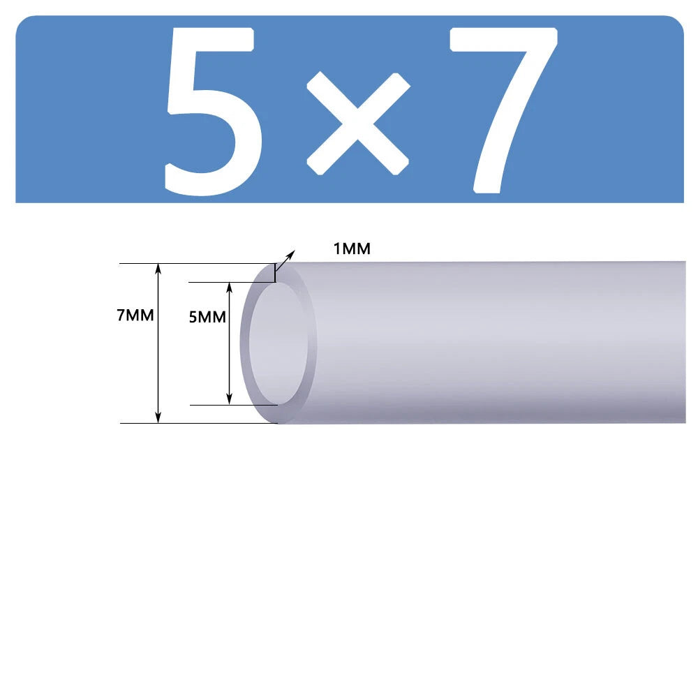 Silicone Vacuum Hose Pipe — White Rubber Tube for Water, Air & Coolant | ID 2mm–38mm