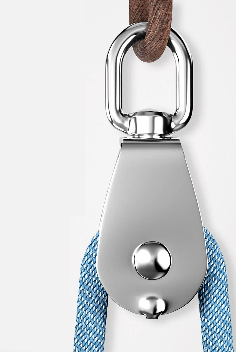 Stainless Steel 15-75mm Single/Double Pulley Block for Wire Rope Lifting Rigging