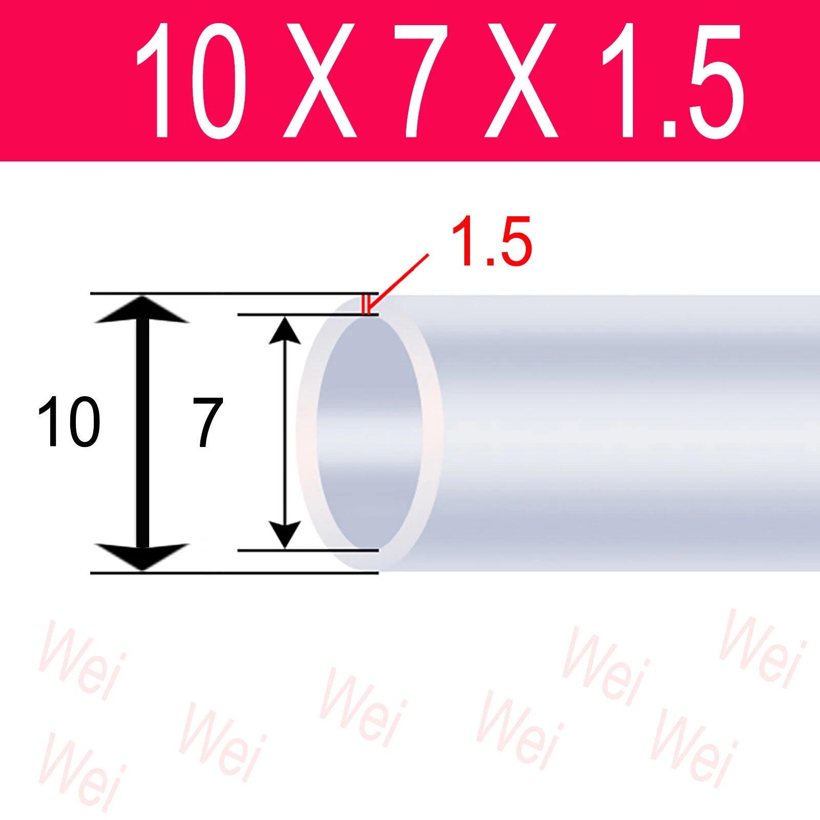 Clear Flexible PVC Tubing – OD 3mm to 57mm, Custom Cut Lengths
