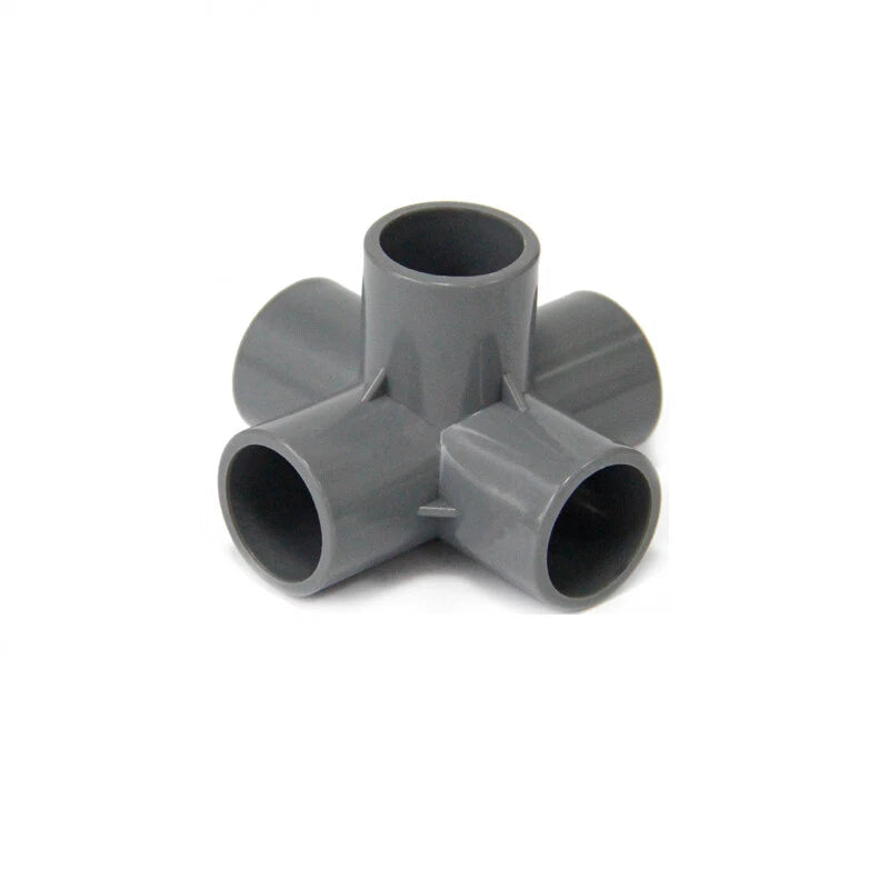 Grey PVC 40mm ID Pressure Pipe Fittings Metric Solvent Weld Various Parts