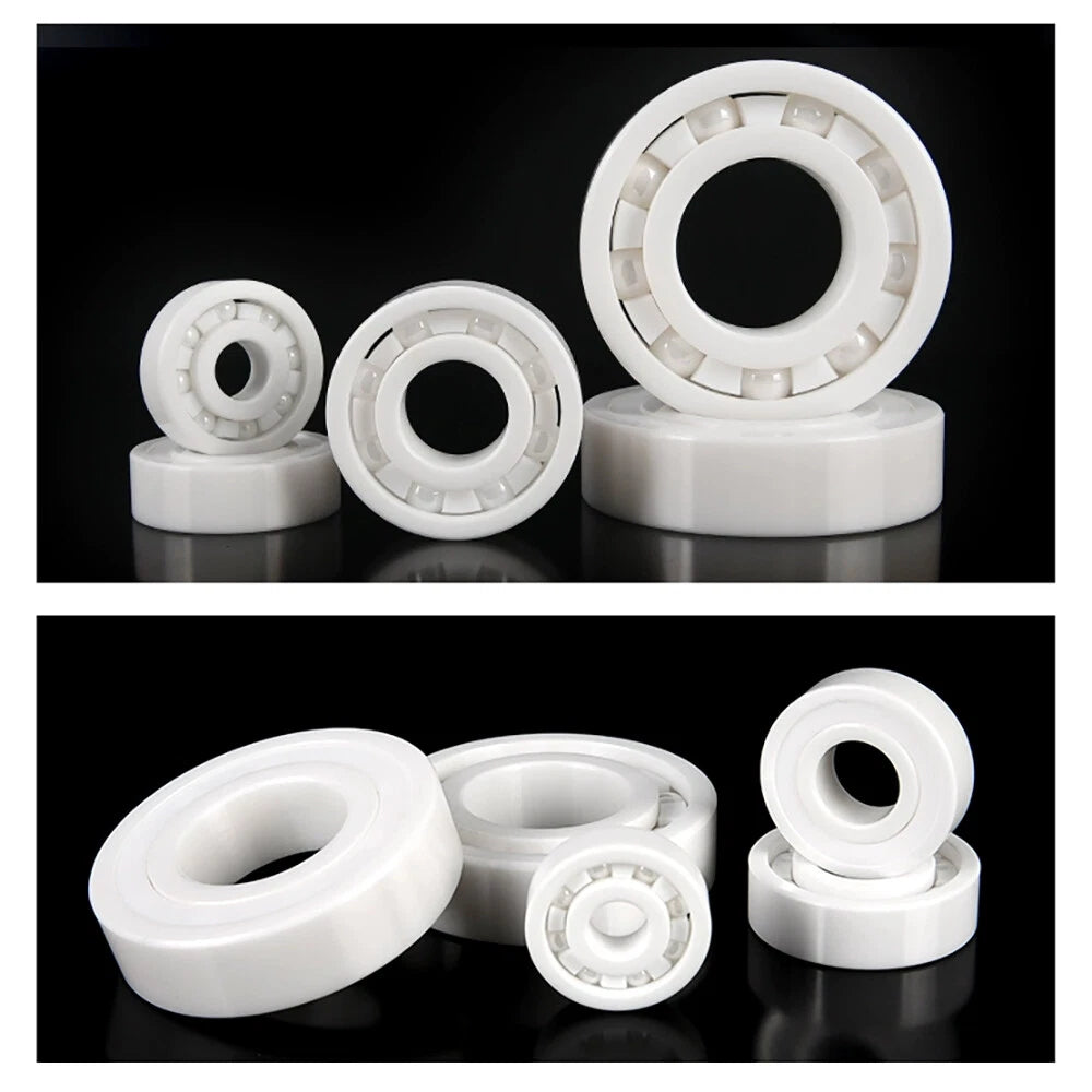 Full Ceramic Ball Bearings ZrO2 Zirconia White Premium - 16000 16001 16002 16013