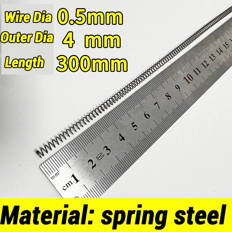 Compression Spring Various Size 2-60mm Diameter & 300mm Length Pressure Small