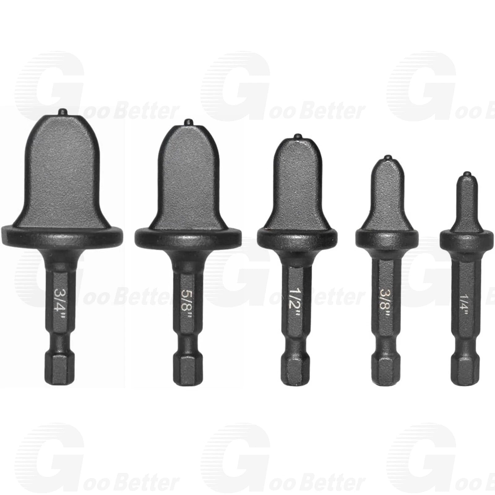7x Swaging Tube Expander Tool Drill Bit Set Air Conditioner Copper Tube Expander
