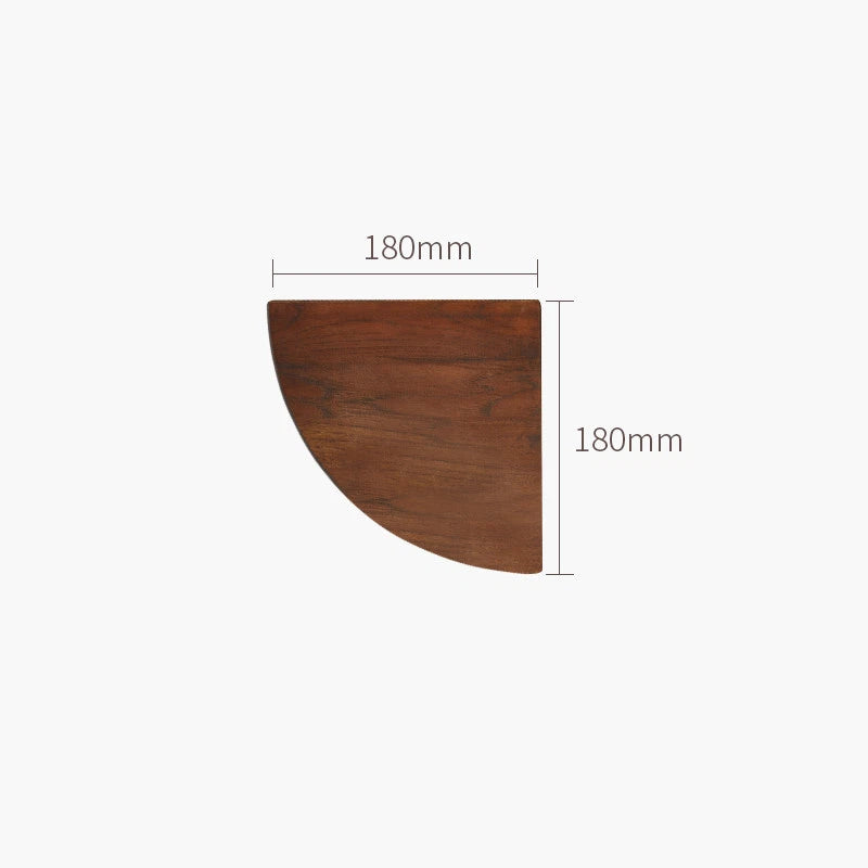 Oak Corner Shelf Wall Mounted Triangle Floating Shelves Oak Wall Storage Display