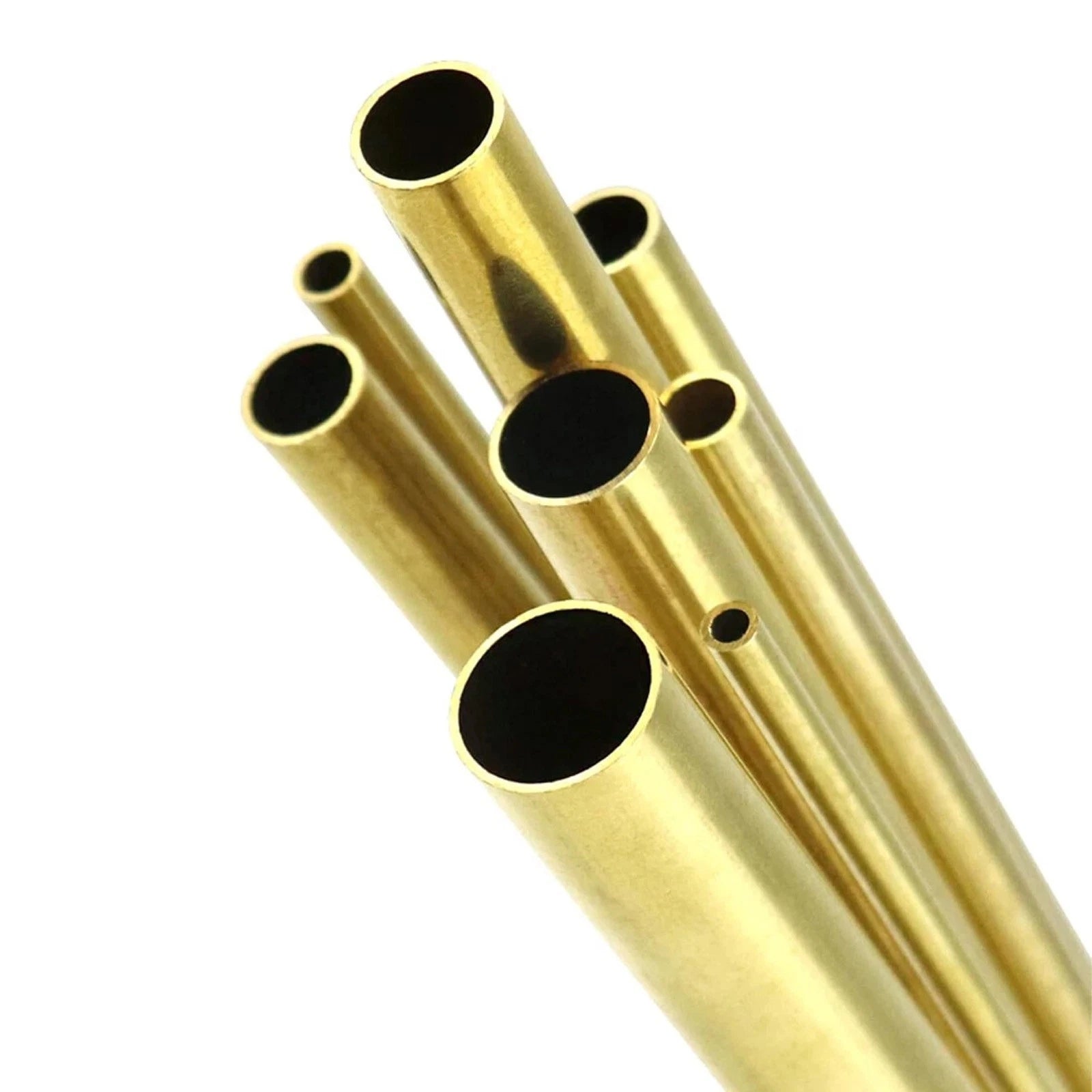Brass Round Tube 300mm — Select O.D. 0.8mm to 25mm | DIY & Hobby Pipe
