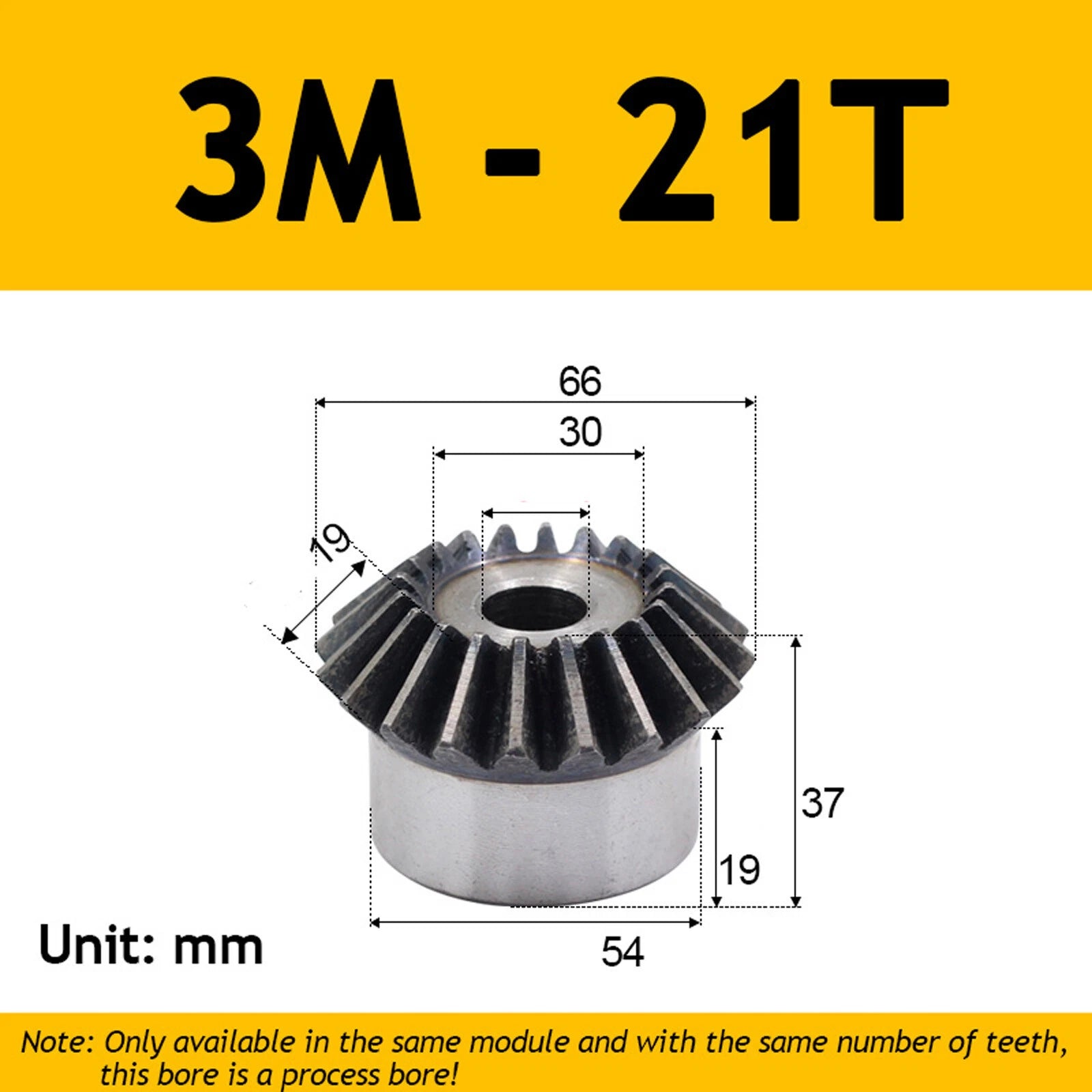 3 mod Twill Spiral Bevel Gear 15-40 Zähne 90° Meshing 45# Steel 1:1 Pairing