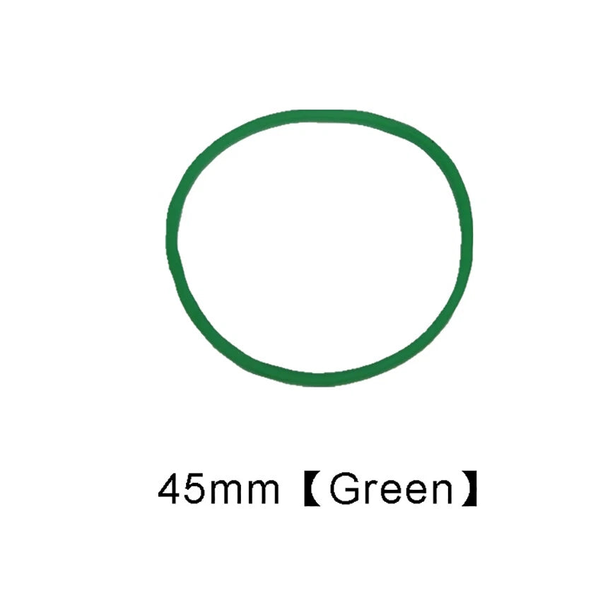 Round Rubber Drive Belts for Pulleys — 15 to 55mm Diameter, Multiple Colors